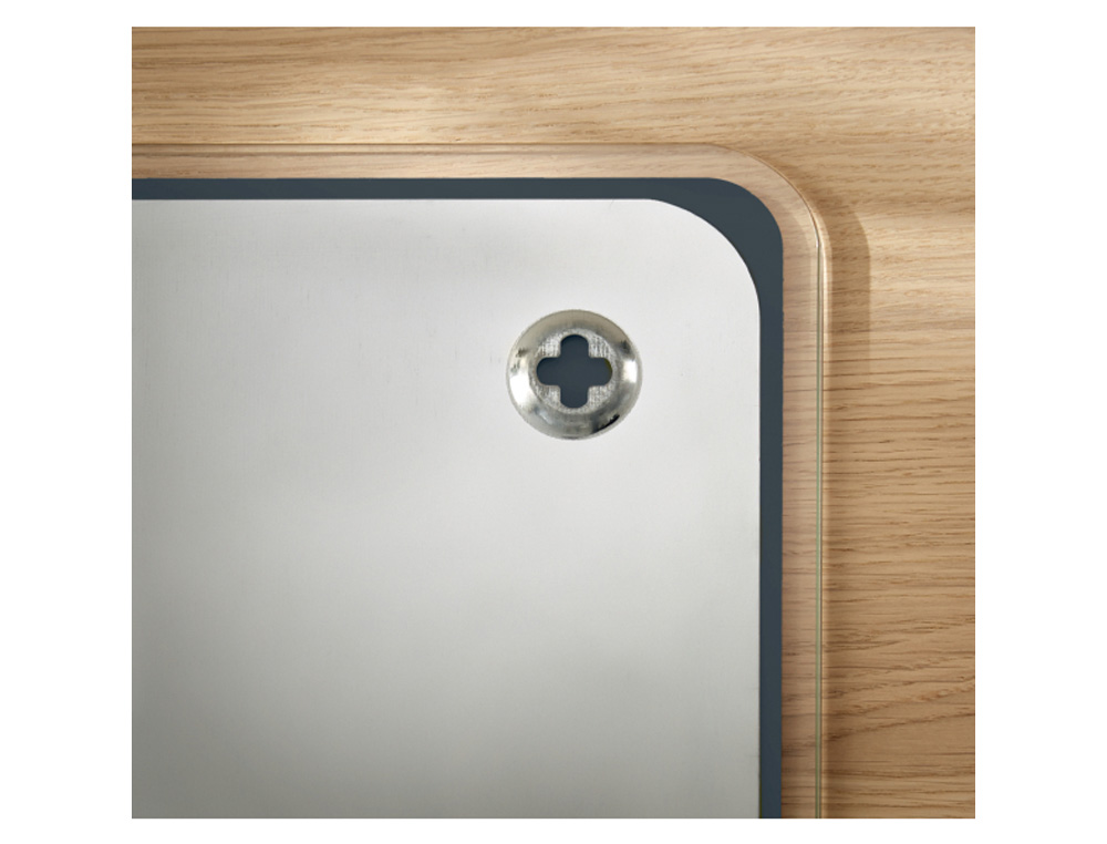 PIZARRA CRISTAL LEITZ COSY MAGNETICA COLOR GRIS 600X400 MM