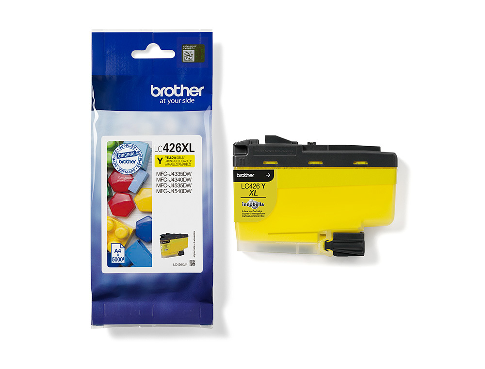 INK-JET BROTHER MFCJ4340DW AMARILLO 5000 PAGINAS