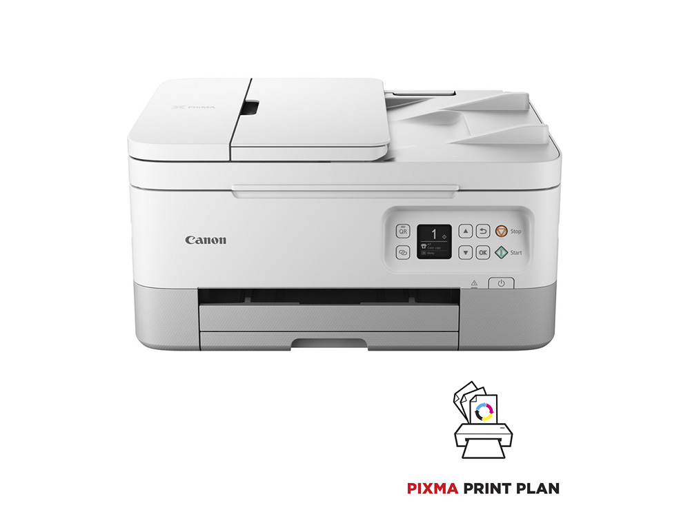 EQUIPO MULTIFUNCION CANON PIXMA TS7451I TINTA COLOR 13 PPM NEGRO/7 PPM COLOR A4 WIFI IMPRESORA ESCANER COPIADORA