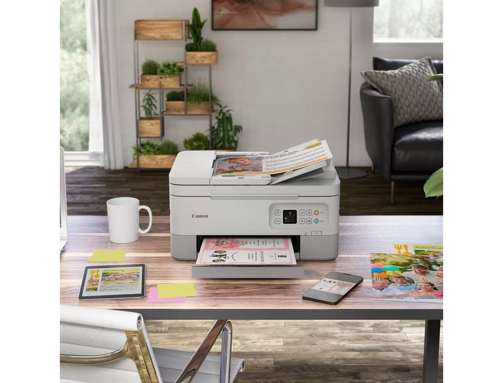 EQUIPO MULTIFUNCION CANON PIXMA TS7451I TINTA COLOR 13 PPM NEGRO/7 PPM COLOR A4 WIFI IMPRESORA ESCANER COPIADORA