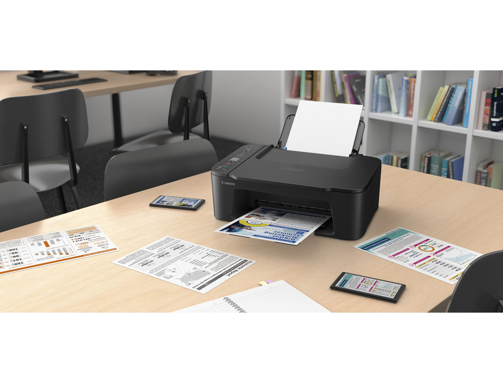 EQUIPO MULTIFUNCION CANON PIXMA TS3750I TINTA COLOR 7 PPM NEGRO / 4 PPM COLOR A4 WIFI IMPRESORA ESCANER