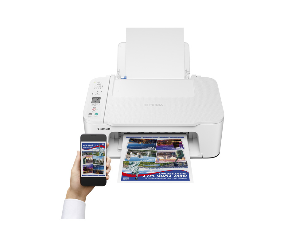 EQUIPO MULTIFUNCION CANON PIXMA TS3751I TINTA COLOR 7 PPM NEGRO / 4 PPM COLOR A4 WIFI IMPRESORA ESCANER