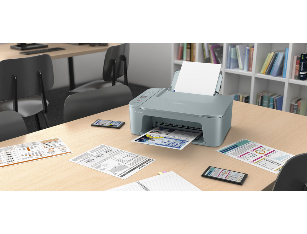 EQUIPO MULTIFUNCION CANON PIXMA TS3752I TINTA COLOR 7 PPM NEGRO / 4 PPM COLOR A4 WIFI IMPRESORA ESCANER