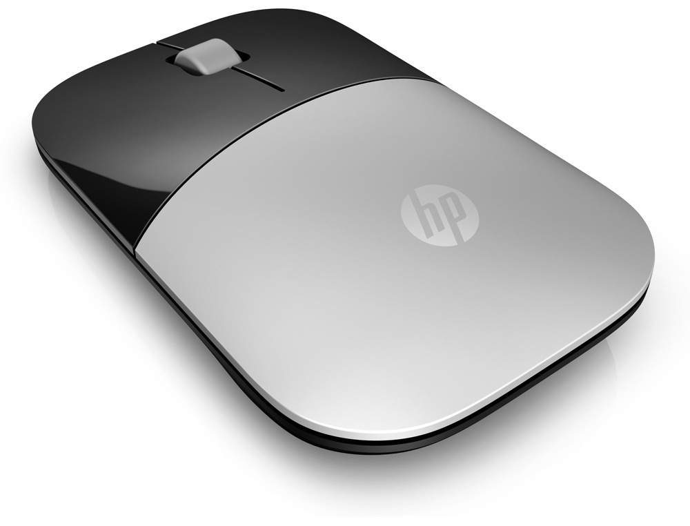 RATON HP Z3700 INALAMBRICO 1200 DPI 3 BOTONES COLOR PLATA