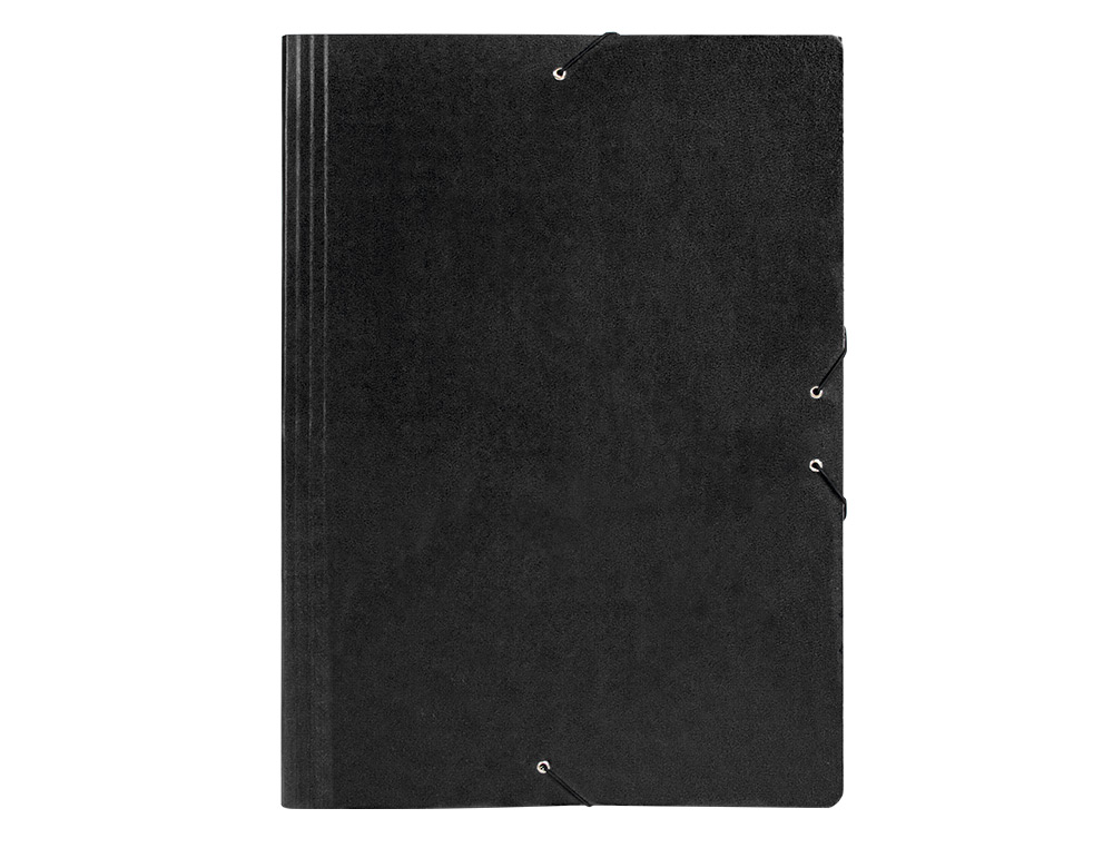 CARPETA PLANOS LIDERPAPEL A2 CARTON GOFRADO N 12 NEGRO