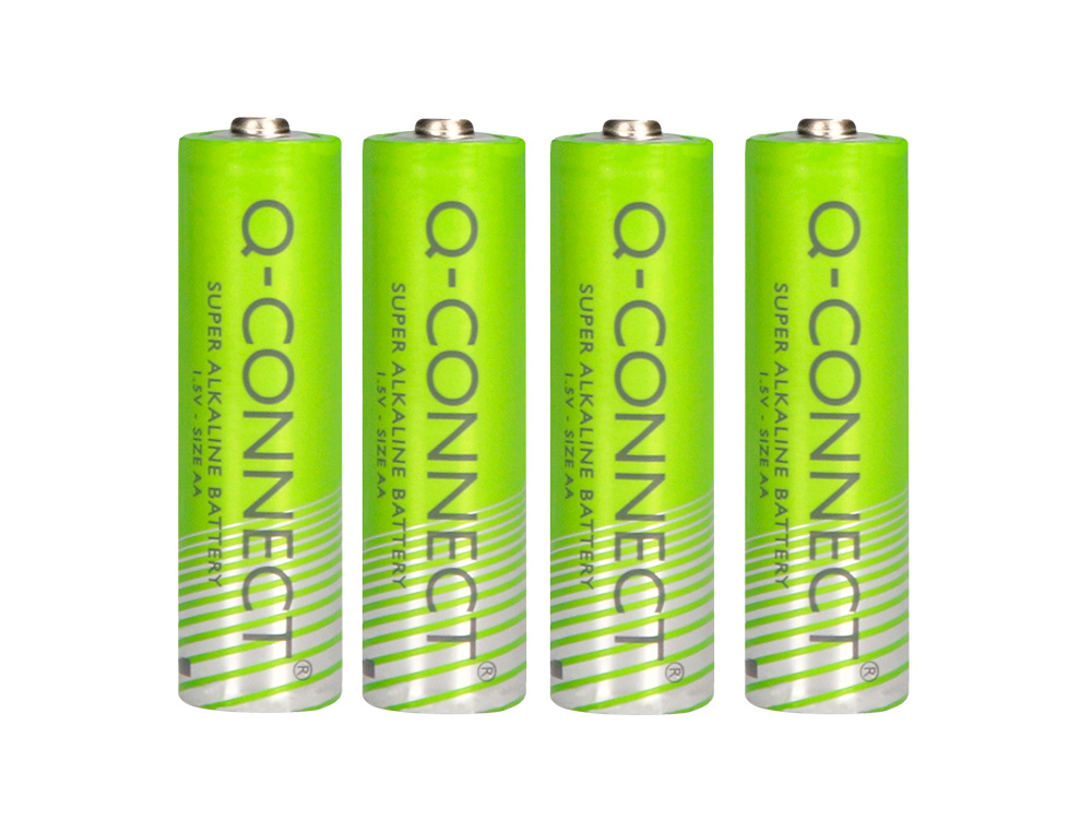 PILA Q-CONNECT ALCALINA AA BLISTER CON 4 UNIDADES