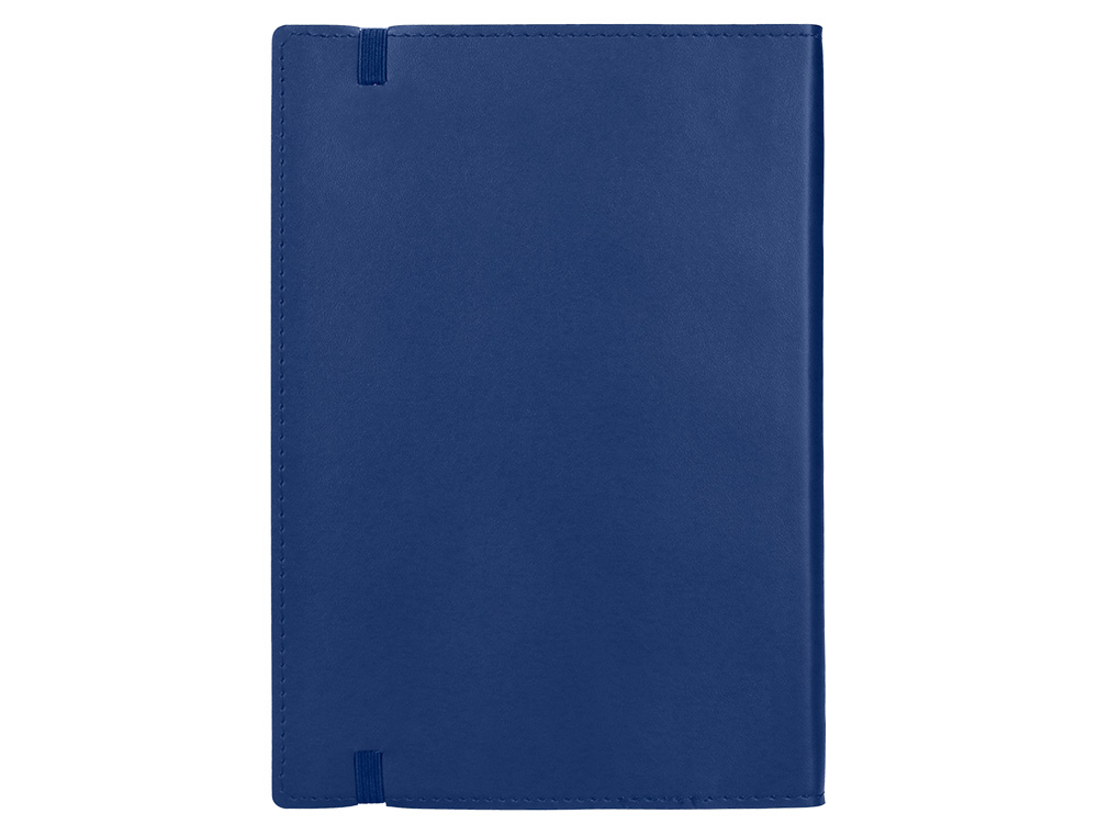 LIBRETA INDICE LIDERPAPEL SIMILPIEL A6 120 HOJAS 70GR COLOR AZUL