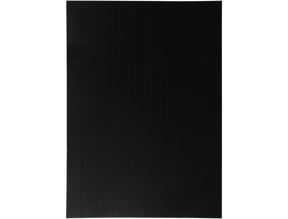CARTON ONDULADO LIDERPAPEL 50 X 70CM 320G/M2 NEGRO