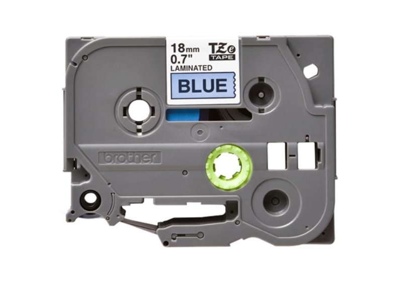 CINTA PARA ETIQUETADORES BROTHER CINTA ROTULADORA AZUL / NEGRO18