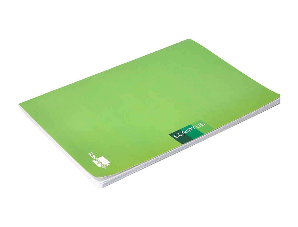 LIBRETA LIDERPAPEL SCRIPTUS A4 48 HOJAS 90GR CUADRO 4MM CON MARGEN