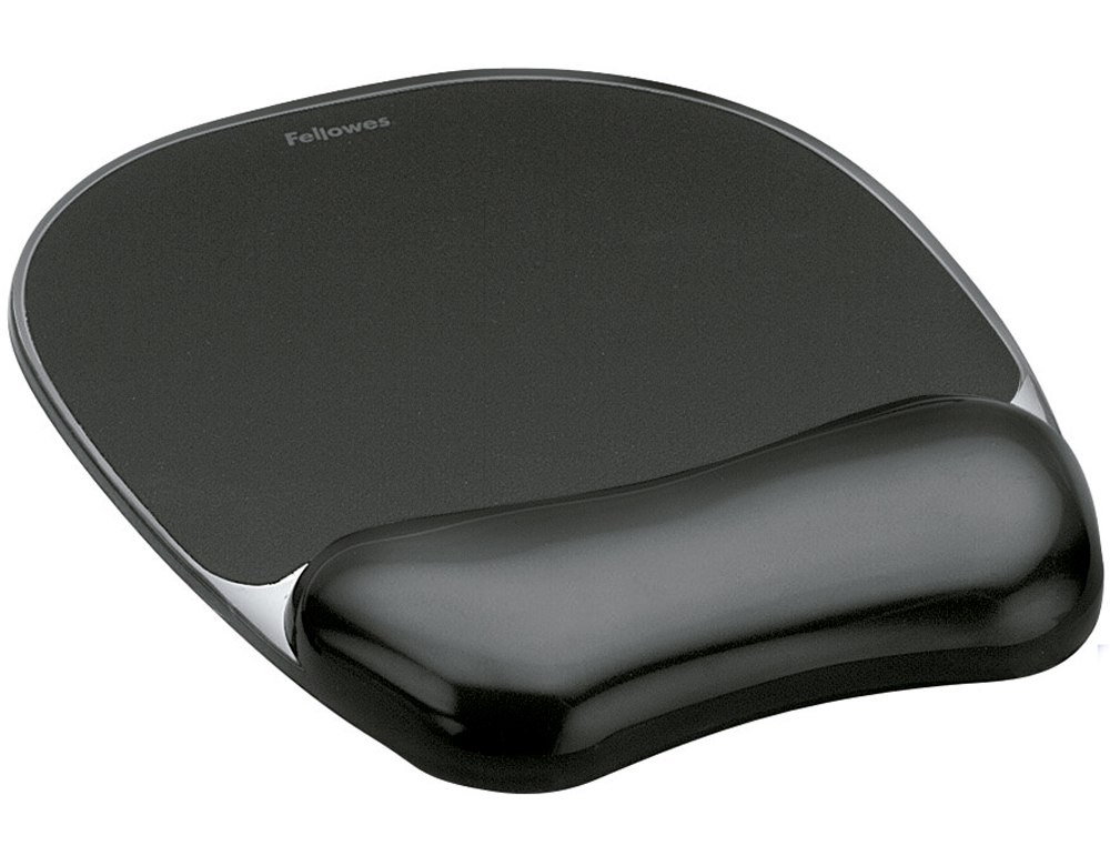 ALFOMBRILLA PARA RATON FELLOWES NEGRA CON REPOSAMUECA DE GEL