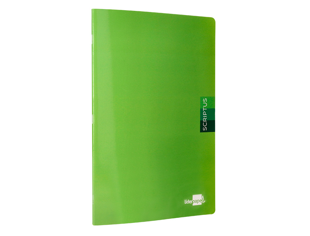 LIBRETA LIDERPAPEL SCRIPTUS A4 48 HOJAS 90GR CUADRO 5MM CON MARGEN COLORES SURTIDOS