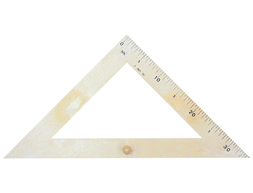 ESCUADRA PARA ENCERADO FAIBO PLASTICO IMITACION MADERA 50 CM
