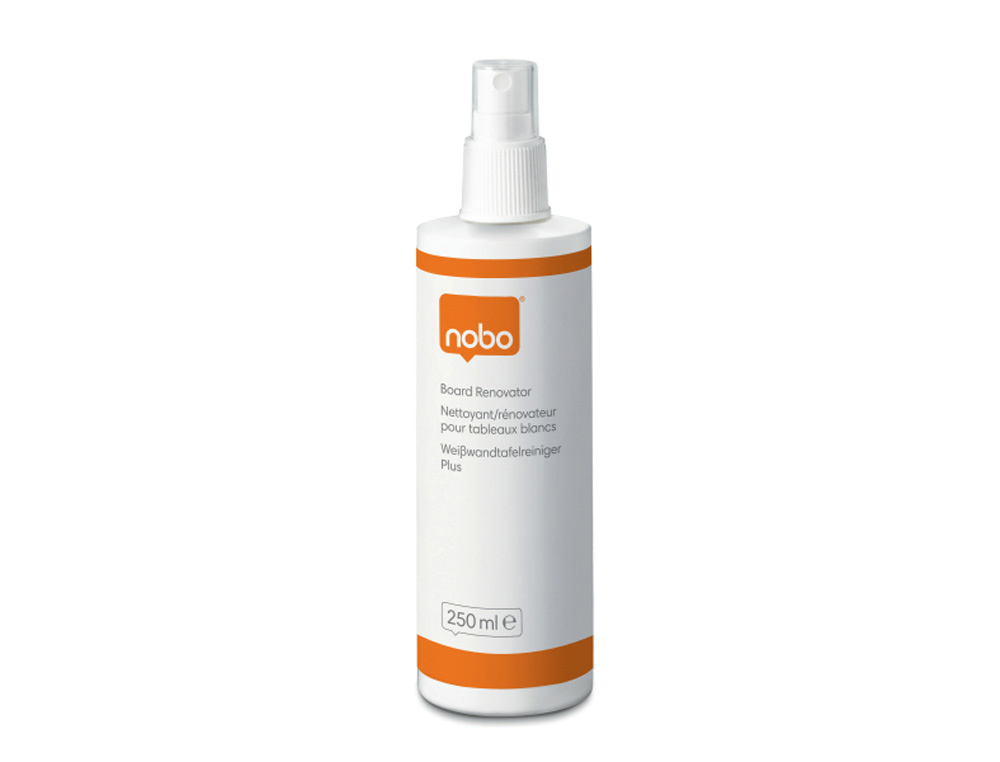 LIMPIADOR DE PIZARRA BLANCA NOBO BOTE PULVERIZADOR DE 250 ML