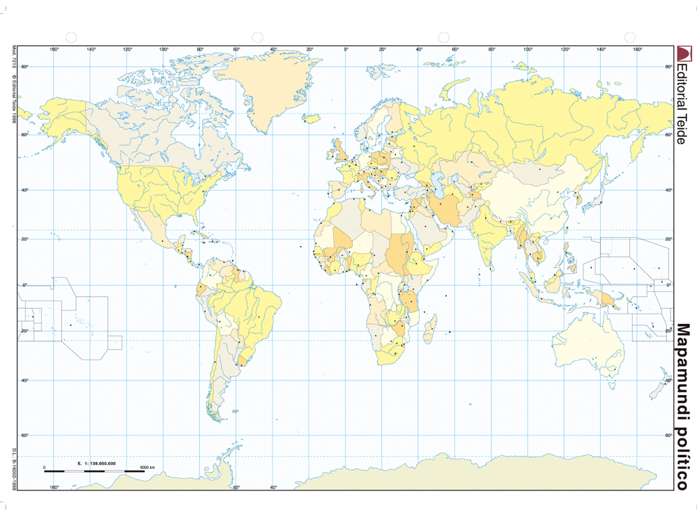 Mapa parede faibo planisfero politico magnetico moldura d