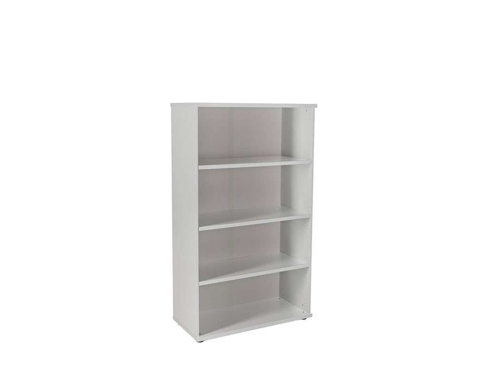 ARMARIO ROCADA CON CUATRO ESTANTES SERIE STORE 156X90X45 CM ACABADO AB02 ALUMINIO/GRIS