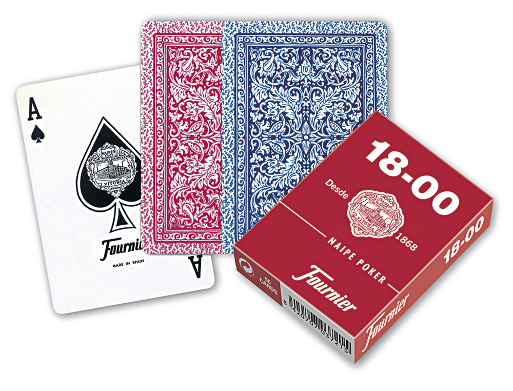 BARAJA FOURNIER POKER INGLES N 18 55 CARTAS