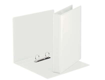 CARPETA CANGURO ESSELTE BASICA 2 ANILLAS MIXTAS 25 MM DIN A4 PLASTICO COLOR BLANCO