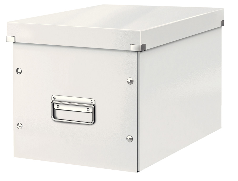 CAJA ALMACENAMIENTO LEITZ CLICK & STORE CUBICA GRANDE COLOR BLANCO 320X360X310 MM