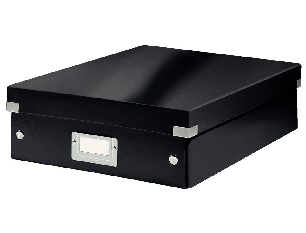 CAJA ALMACENAMIENTO LEITZ CLICK & STORE MEDIANA COLOR NEGRO 280X100X370 MM