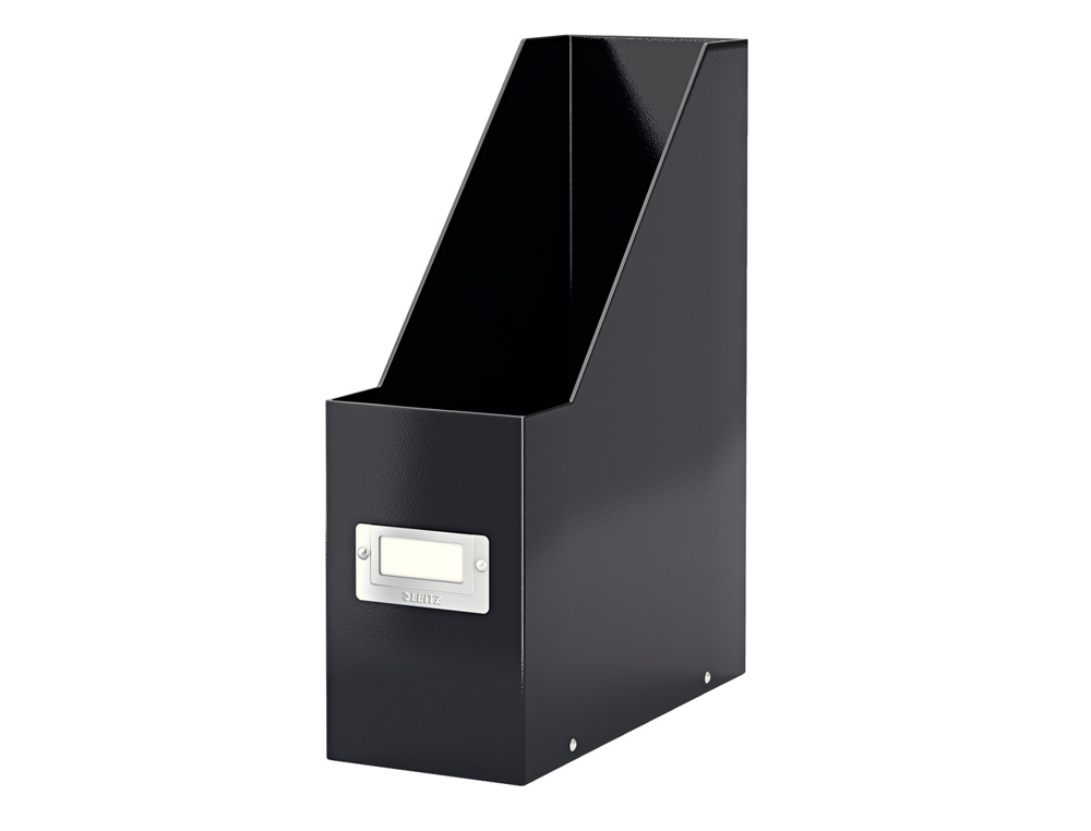 REVISTERO LEITZ CLICK & STORE CON PORTAETIQUETAS COLOR NEGRO 103X170X235 MM