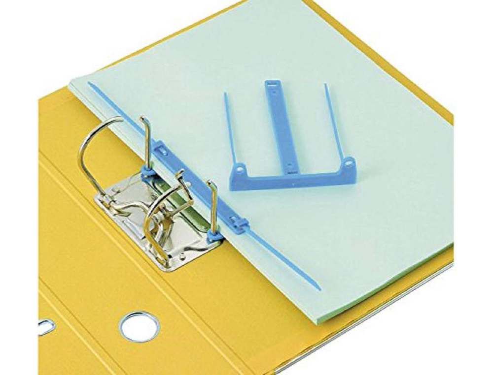 ENCUADERNADOR REXEL CLIP CAPICLASS B COLOR AZUL CLARO CAJA DE 50 UNIDADES