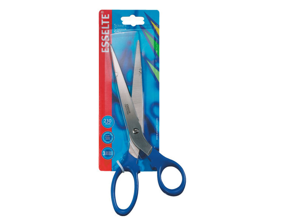 TIJERAS ESSELTE GAMA PREMIUM 230 MM COLOR AZUL