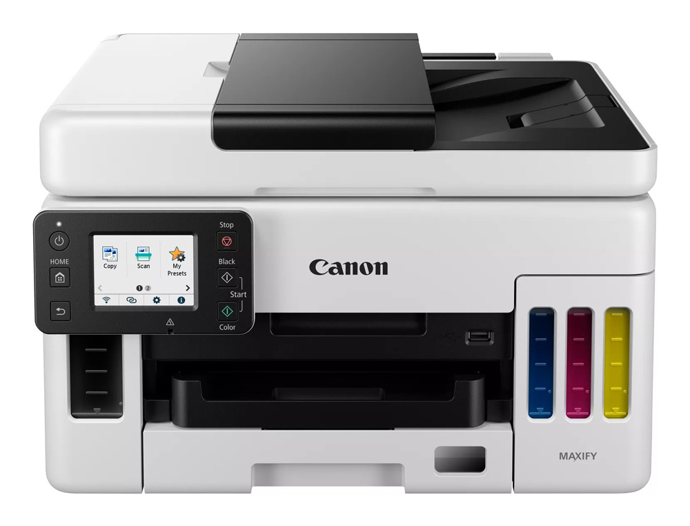 IMPRESORA CANON MAXIFY GX6050 MEGATANK TINTA COLOR 24 PPM NEGRO/15PPM COLOR A4 WIFI