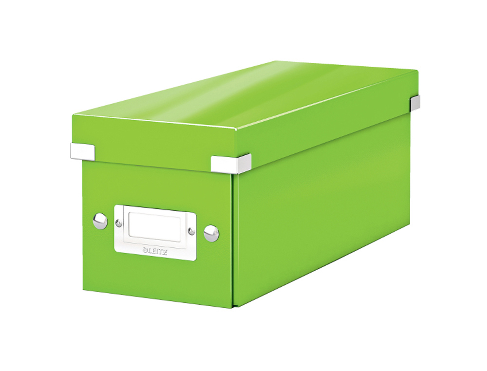 CAJA LEITZ CLICK&STORE CD BOX COLOR VERDE 143X147X352 MM