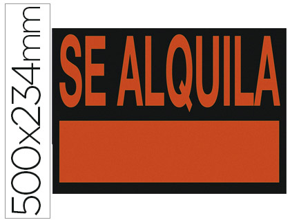 CARTEL PLASTICO 